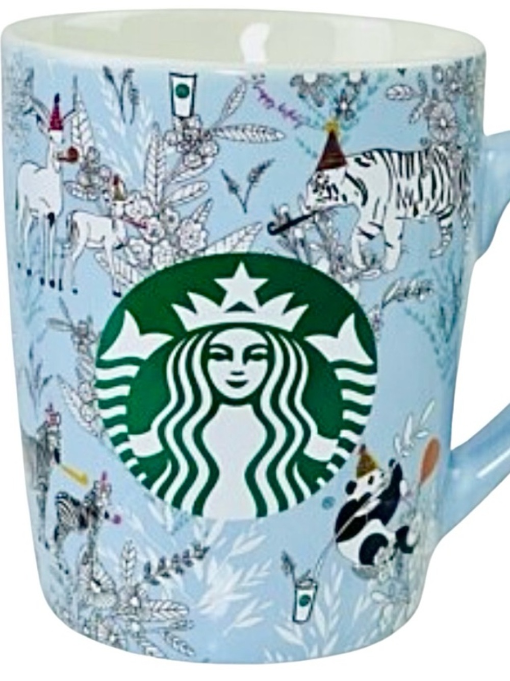 Starbucks 2020 Happy Birthday Mug Animals Party